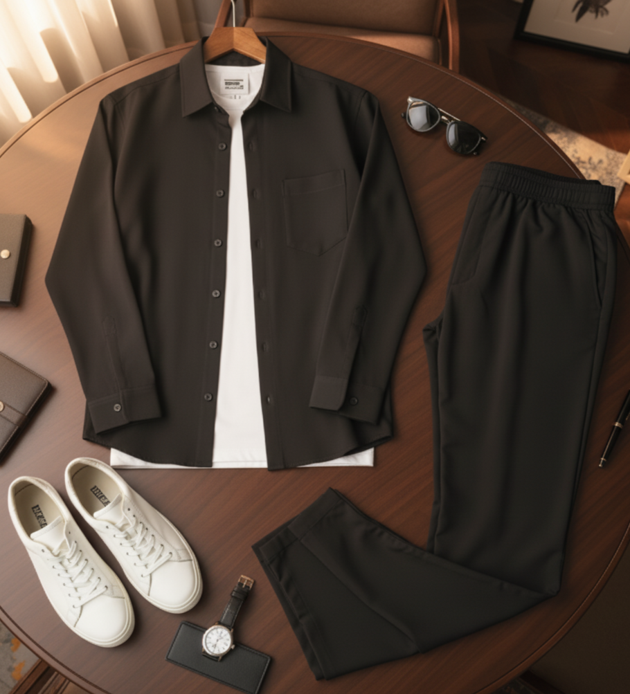 💚 طقم رجالي فخم، ستايل راقي و راحة لا توصف